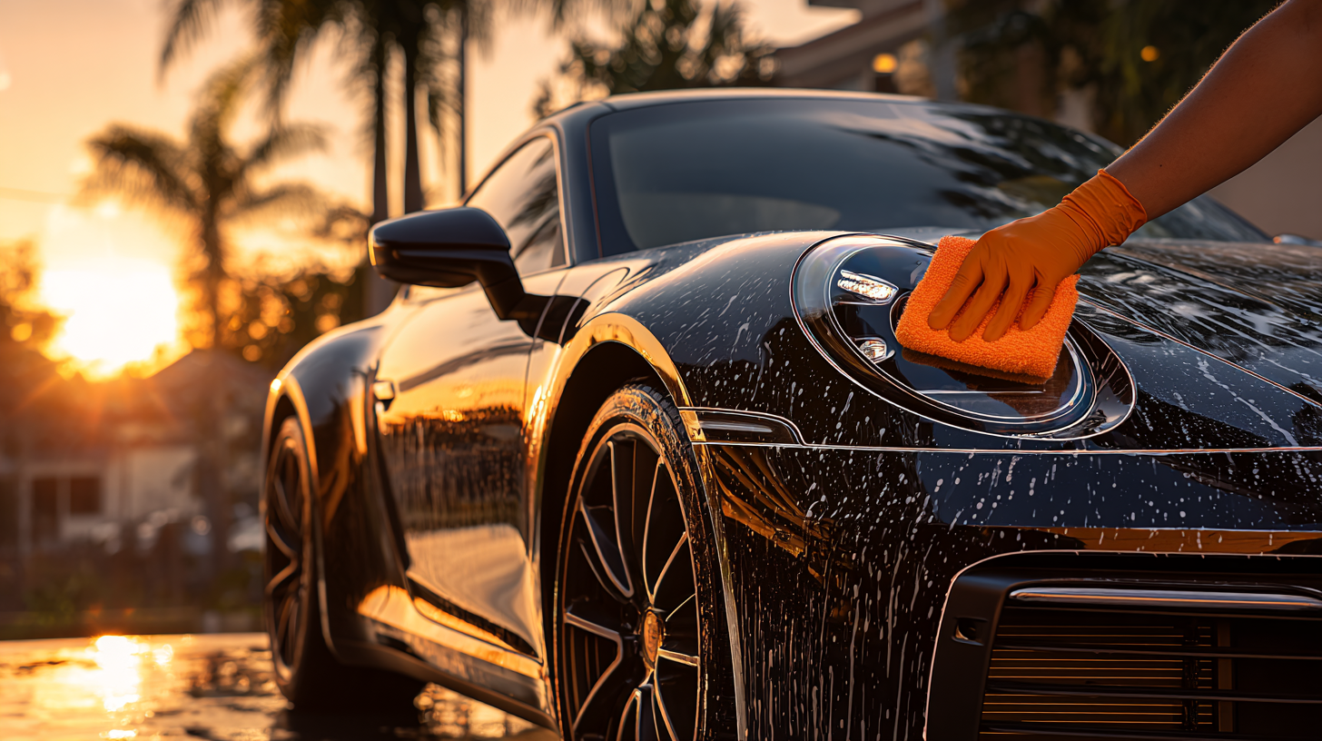 Residential mobile car detailing service